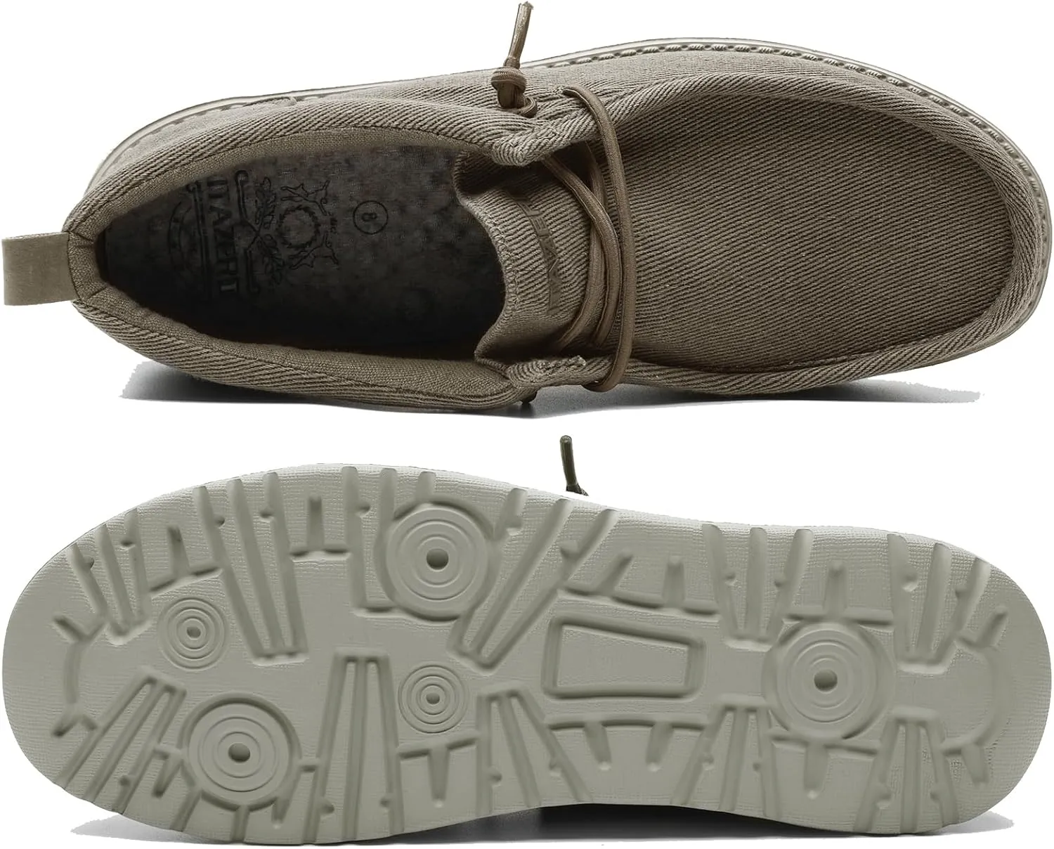 1TAZERO Mens Wide Shoes Casual Slip On Shoes for Men - Men Loafers Wide Comfortable Boat Shoes with Arch Support