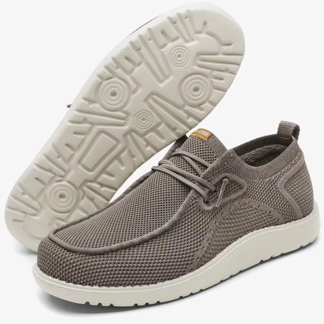 1TAZERO Mens Wide Shoes Casual Slip On Shoes for Men - Men Loafers Wide Comfortable Boat Shoes with Arch Support