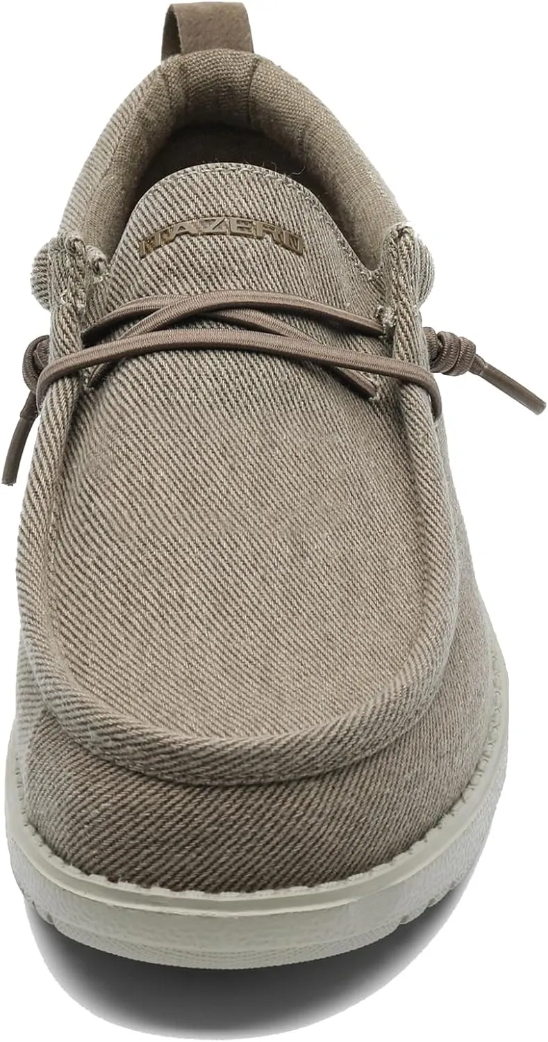 1TAZERO Mens Wide Shoes Casual Slip On Shoes for Men - Men Loafers Wide Comfortable Boat Shoes with Arch Support