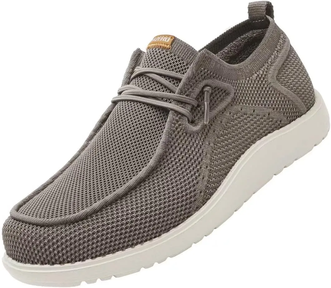 1TAZERO Mens Wide Shoes Casual Slip On Shoes for Men - Men Loafers Wide Comfortable Boat Shoes with Arch Support