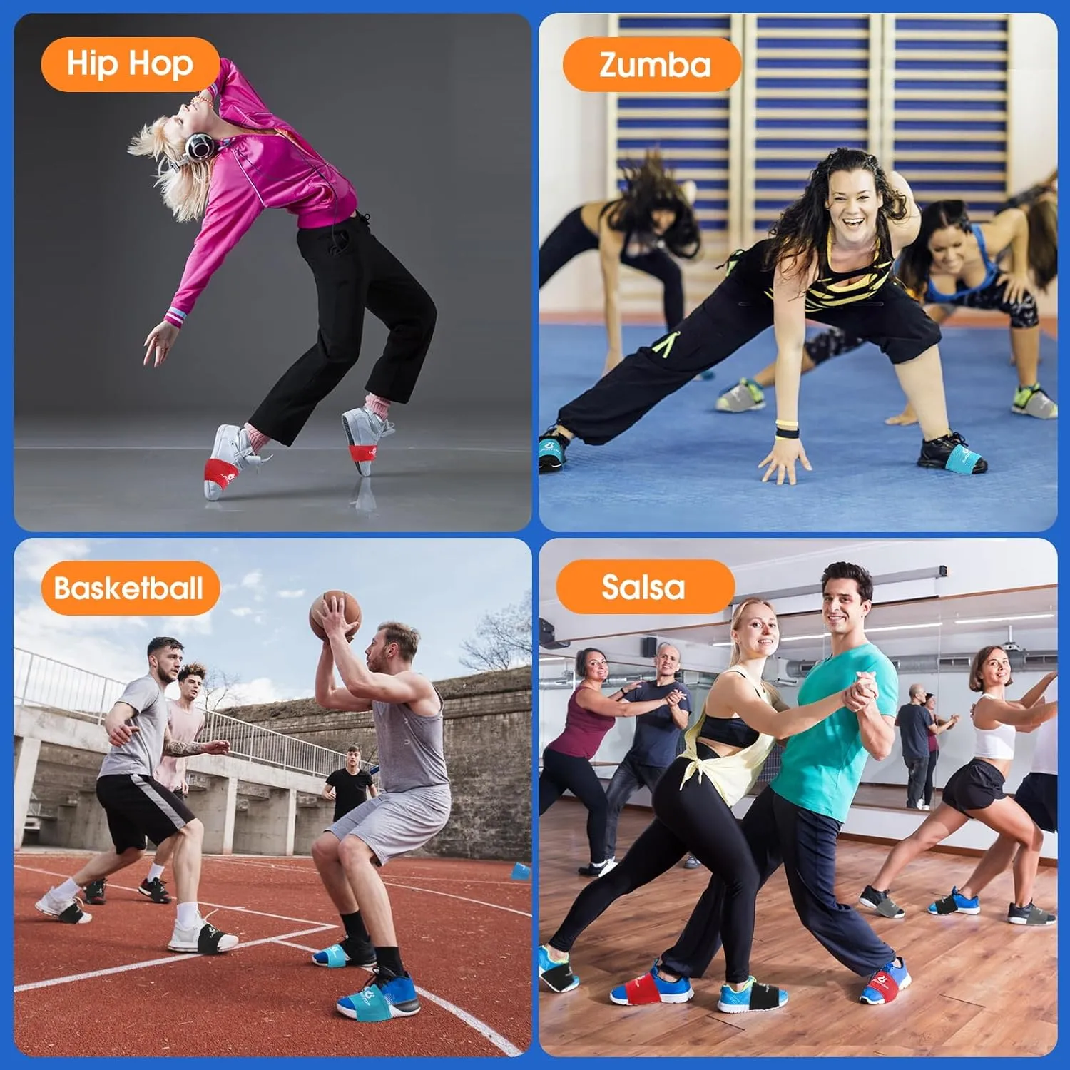 6 Pairs Dance Shoe Socks on Smooth Floors Over Sneakers,Shoe Cover Dancing Shoe Sliders Dancers Turning Socks Protect Knees
