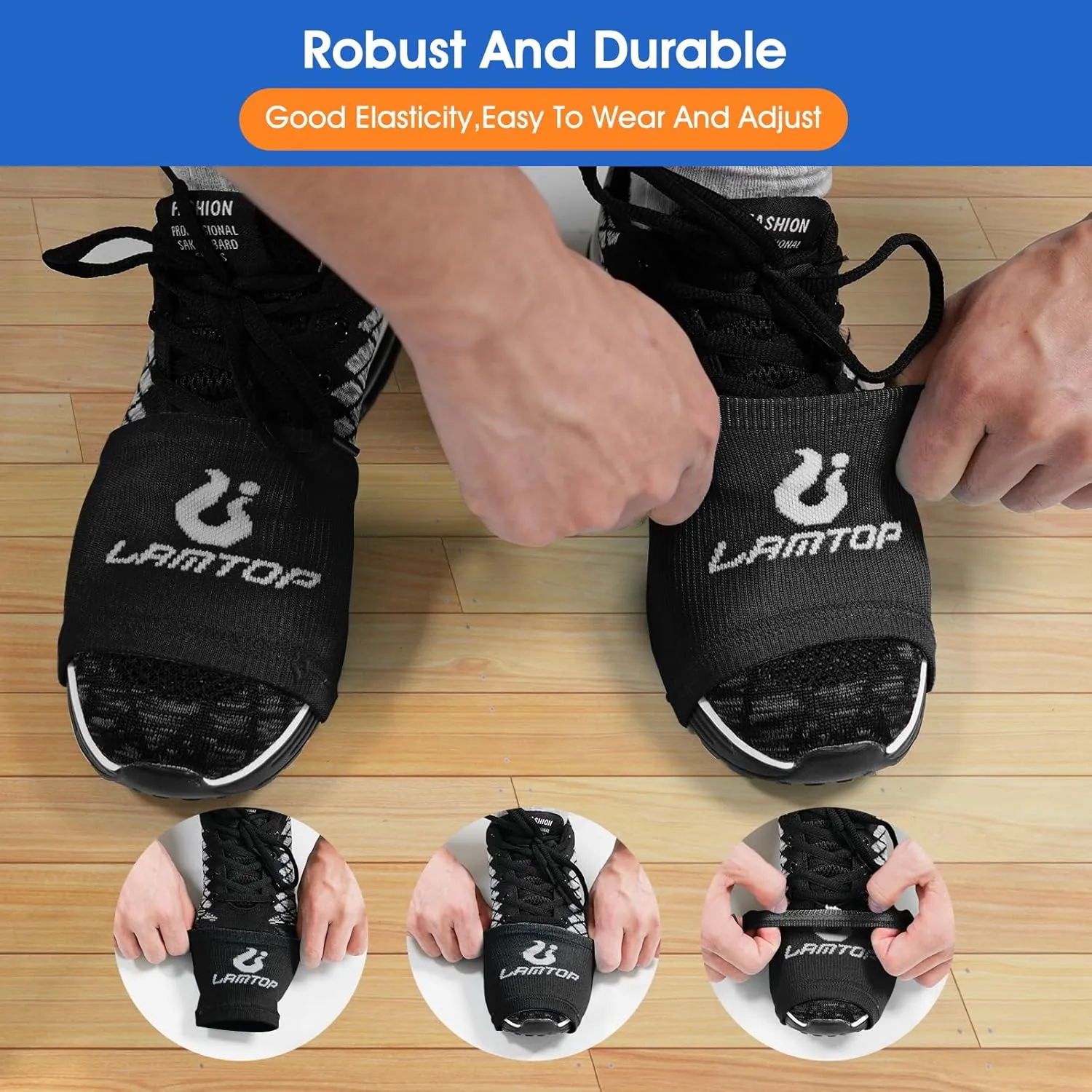 6 Pairs Dance Shoe Socks on Smooth Floors Over Sneakers,Shoe Cover Dancing Shoe Sliders Dancers Turning Socks Protect Knees