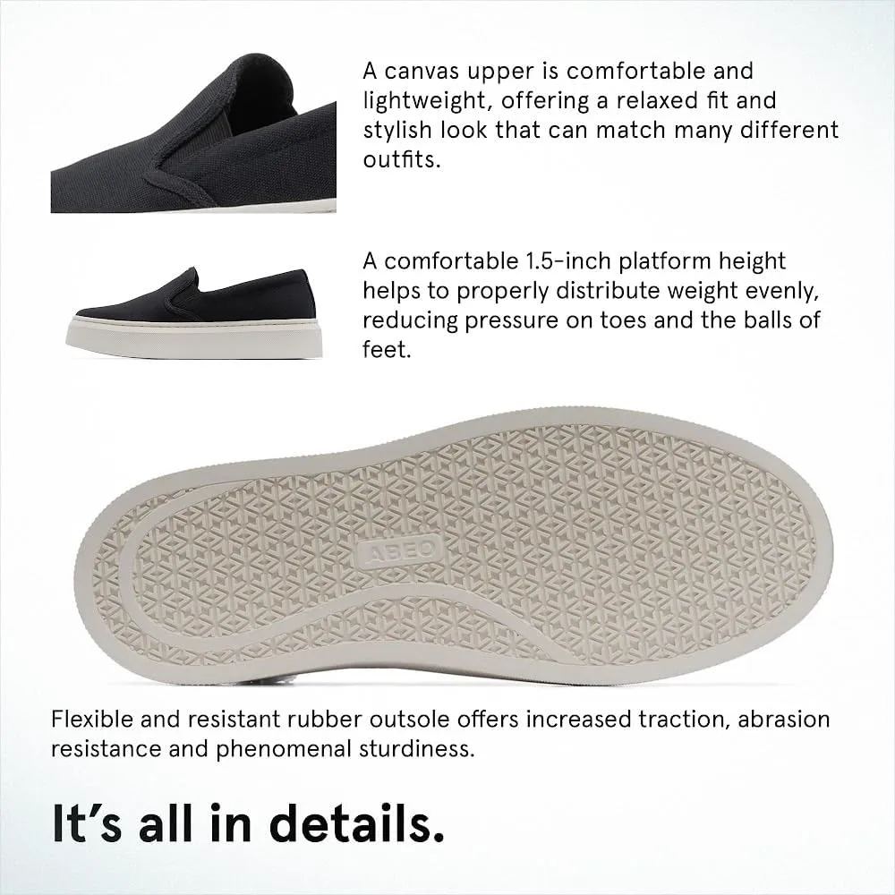 ABEO Jumpstreet Slip On Sneakers for Women | Arch Support Sneakers | Slip On Women's Sneakers | Fashion Sneakers | Built-in Orthotic Insole