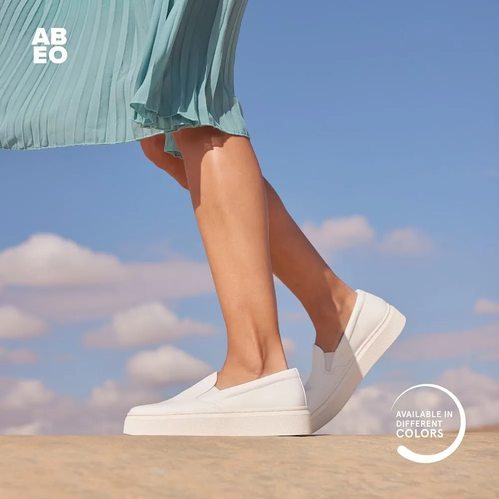 ABEO Jumpstreet Slip On Sneakers for Women | Arch Support Sneakers | Slip On Women's Sneakers | Fashion Sneakers | Built-in Orthotic Insole