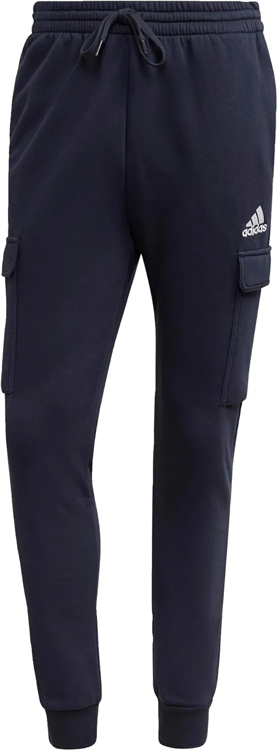 adidas Men's Essentials Fleece Regular Tapered Cargo Pants
