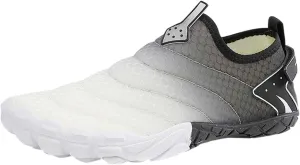 Adult Quick-Dry,Aqua Sock Barefoot for Beach Couples Wading Outdoor Hiking River Pool Water Shoes Men's and Women's Non Slip Breathable Swimming Sneakers with Back Adjustable Strap for House Sports