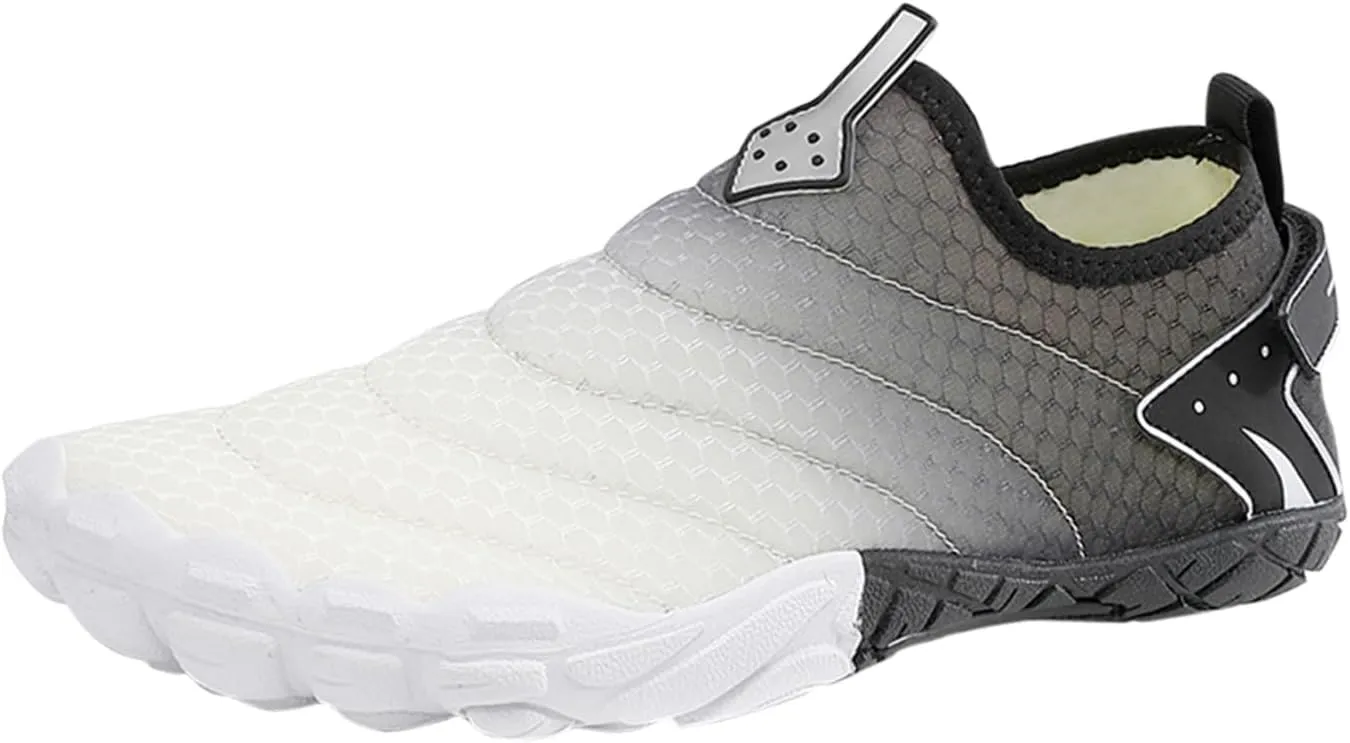 Adult Quick-Dry,Aqua Sock Barefoot for Beach Couples Wading Outdoor Hiking River Pool Water Shoes Men's and Women's Non Slip Breathable Swimming Sneakers with Back Adjustable Strap for House Sports
