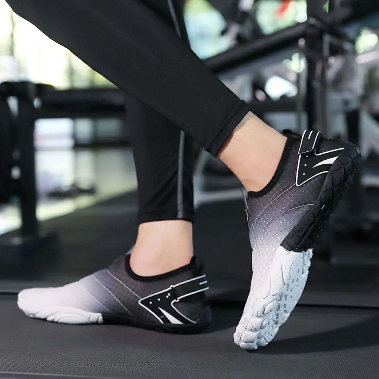 Adult Quick-Dry,Aqua Sock Barefoot for Beach Couples Wading Outdoor Hiking River Pool Water Shoes Men's and Women's Non Slip Breathable Swimming Sneakers with Back Adjustable Strap for House Sports