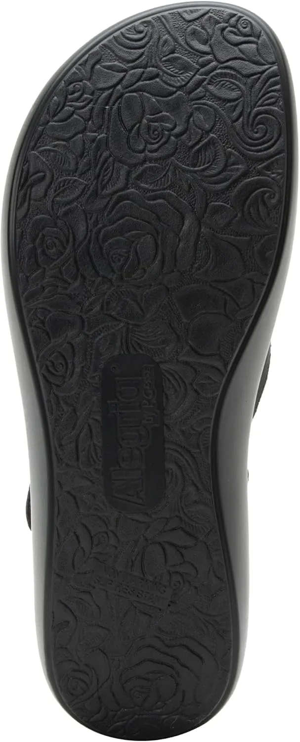Alegria Betsie - Timeless Comfort, Arch Support - Womens Dream Fit Stretch Upper Slide Sandals, Full Coverage Open Toe Sling Back Strap Platform - Slip-Resistant Chunky Heel