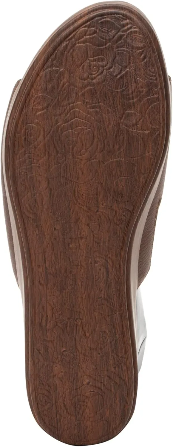 Alegria Triniti - Timeless Leather Platform Sandal - Comfort, Arch Support and Stylish Women's Sandal for Everyday Elegance - Slip-Resistant Wedge Slide