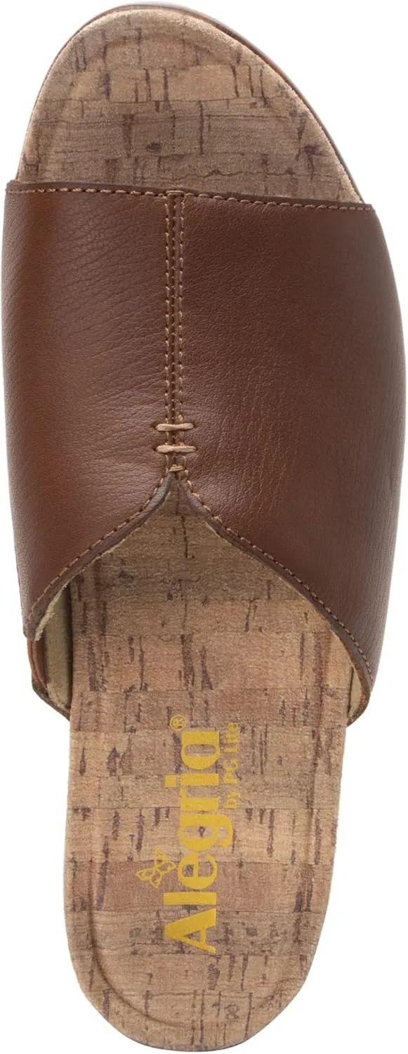 Alegria Triniti - Timeless Leather Platform Sandal - Comfort, Arch Support and Stylish Women's Sandal for Everyday Elegance - Slip-Resistant Wedge Slide