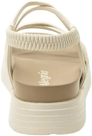 Alegria Women Audie Water Friendly Elastic Heel Strap Sandal Platform