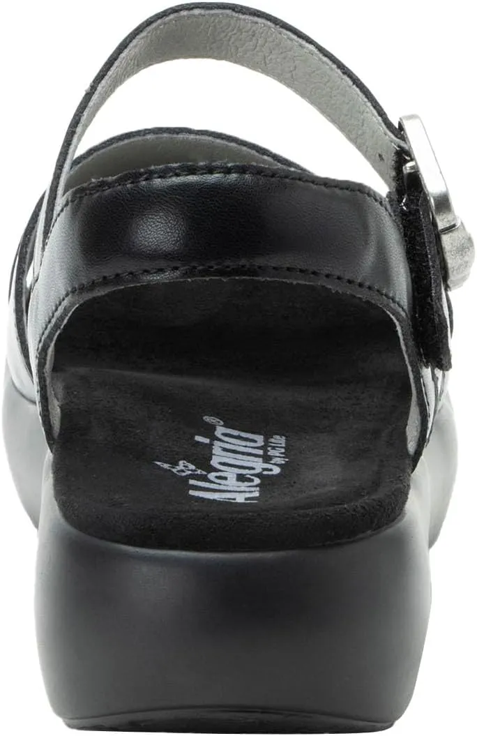 Alegria Women Bianca Leather Gladiator Strap Sandal