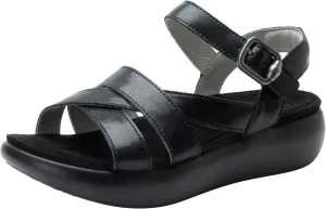 Alegria Women Bianca Leather Gladiator Strap Sandal