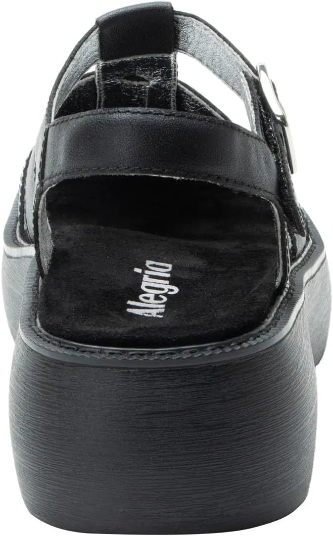 Alegria Women Ingrid Leather Platform Fisherman Sandal