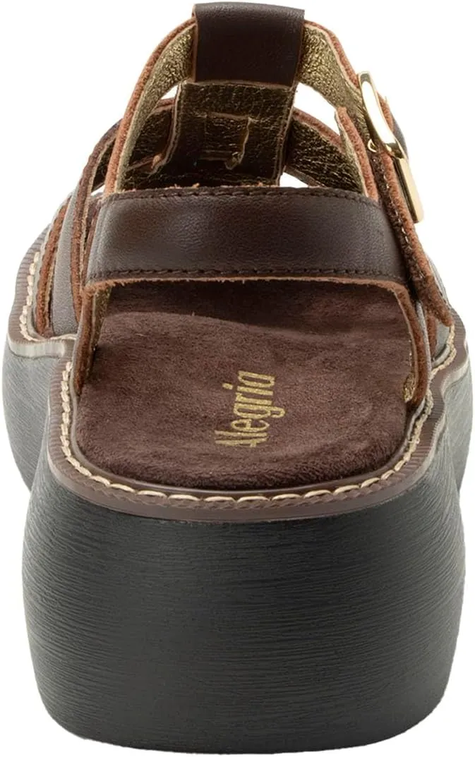 Alegria Women Ingrid Leather Platform Fisherman Sandal