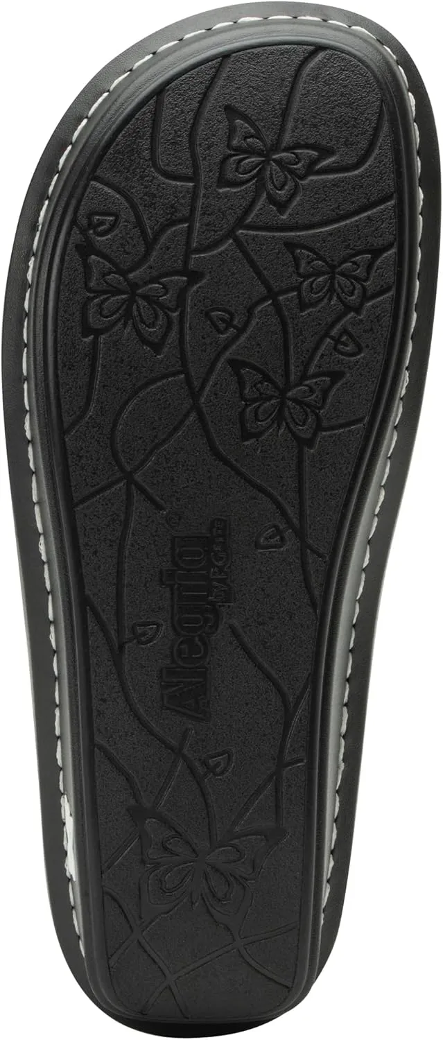 Alegria Women Vallie - Timeless Comfort, Arch Support and Travel Style - Women's Casual Sport Slide for Everyday Elegance - Lightweight Ankle Strap Leather Sandal