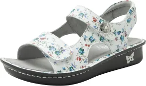 Alegria Women Vallie - Timeless Comfort, Arch Support and Travel Style - Women's Casual Sport Slide for Everyday Elegance - Lightweight Ankle Strap Leather Sandal