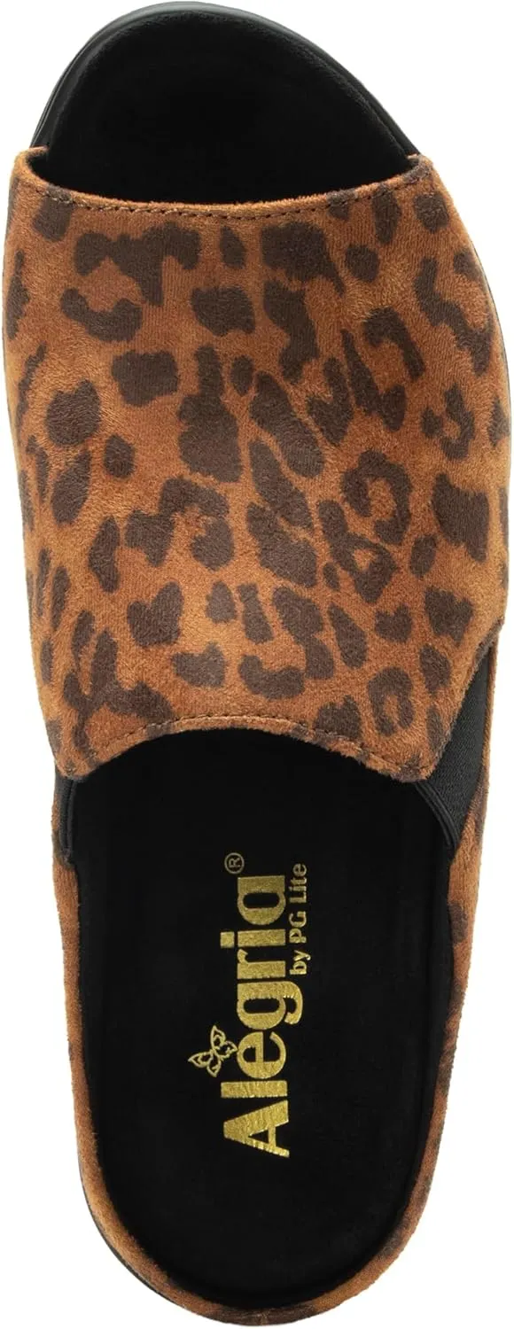 Alegria Womens Shilaine Wedge - Stylish and Versatile Open Back Heel for Endless Support - Enhanced Arch Slip Resistant Peep Toe Platform Sandal For Professionals