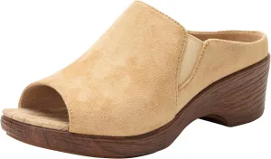 Alegria Womens Shilaine Wedge - Stylish and Versatile Open Back Heel for Endless Support - Enhanced Arch Slip Resistant Peep Toe Platform Sandal For Professionals