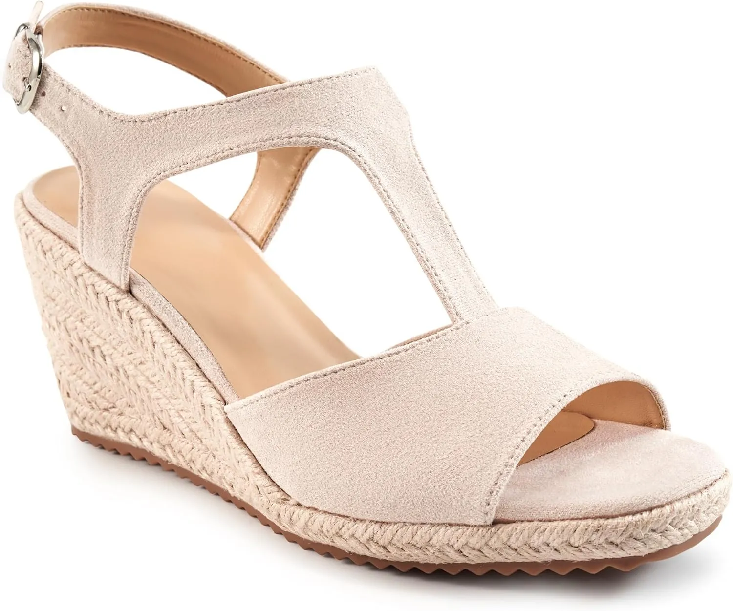Alicegana Wedge Sandals for Women 2025 - Dressy Summer Wedges Heels Comfortable Casual Open Toe Platforms Shoes