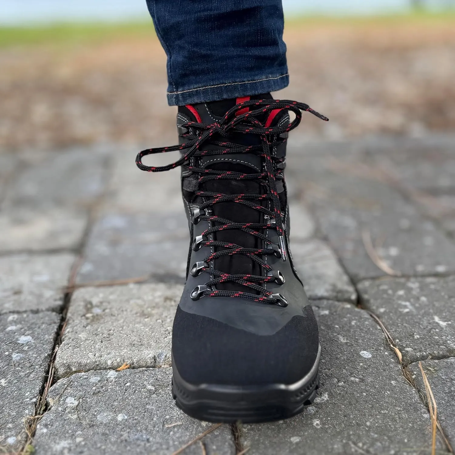 Alpina HELIOS Premium Men's Hiking Boots | Waterproof | Full Leather Trekking Shoes | Breathable eVent Membrane | Vibram | Made in Europe