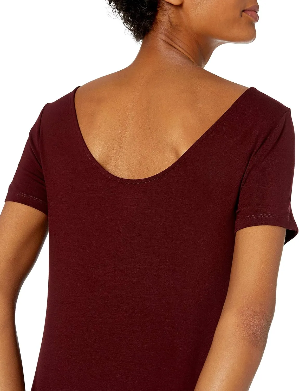 Amazon Essentials Women's Jersey Regular-Fit Ballet-Back t-Shirt Dress (Previously Daily Ritual)