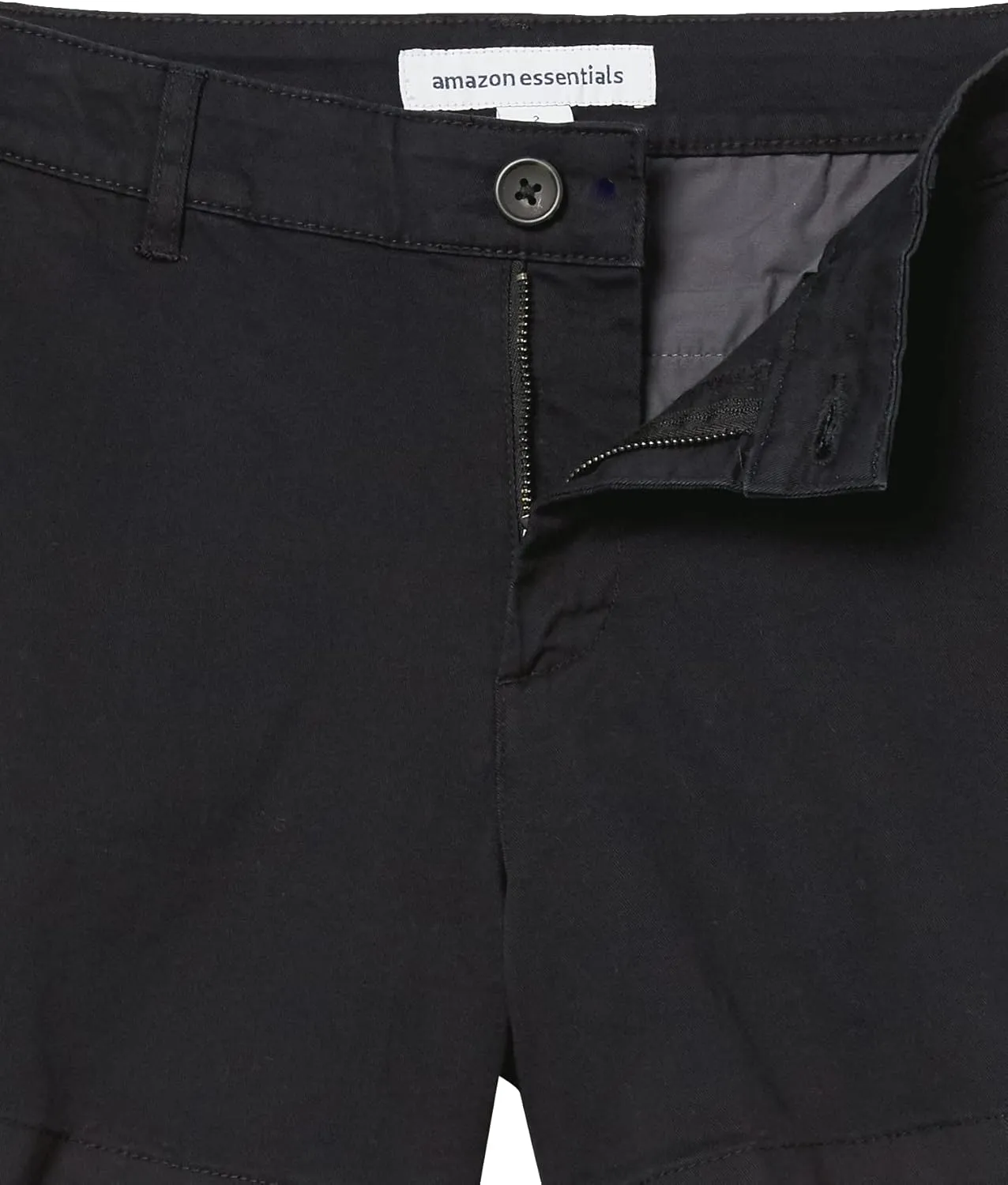 Amazon Essentials Women's Mid-Rise Slim-Fit 3.5 Inch Inseam Khaki Short