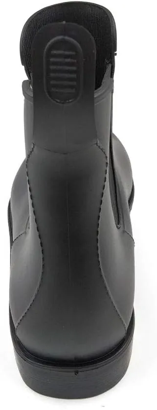 Amoji Unisex Ankle Chelsea Rain Short Rubber Boots 919