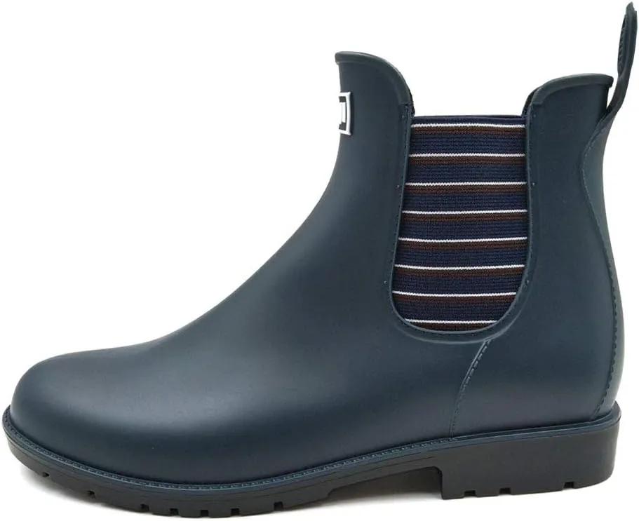 Amoji Unisex Ankle Chelsea Rain Short Rubber Boots 919