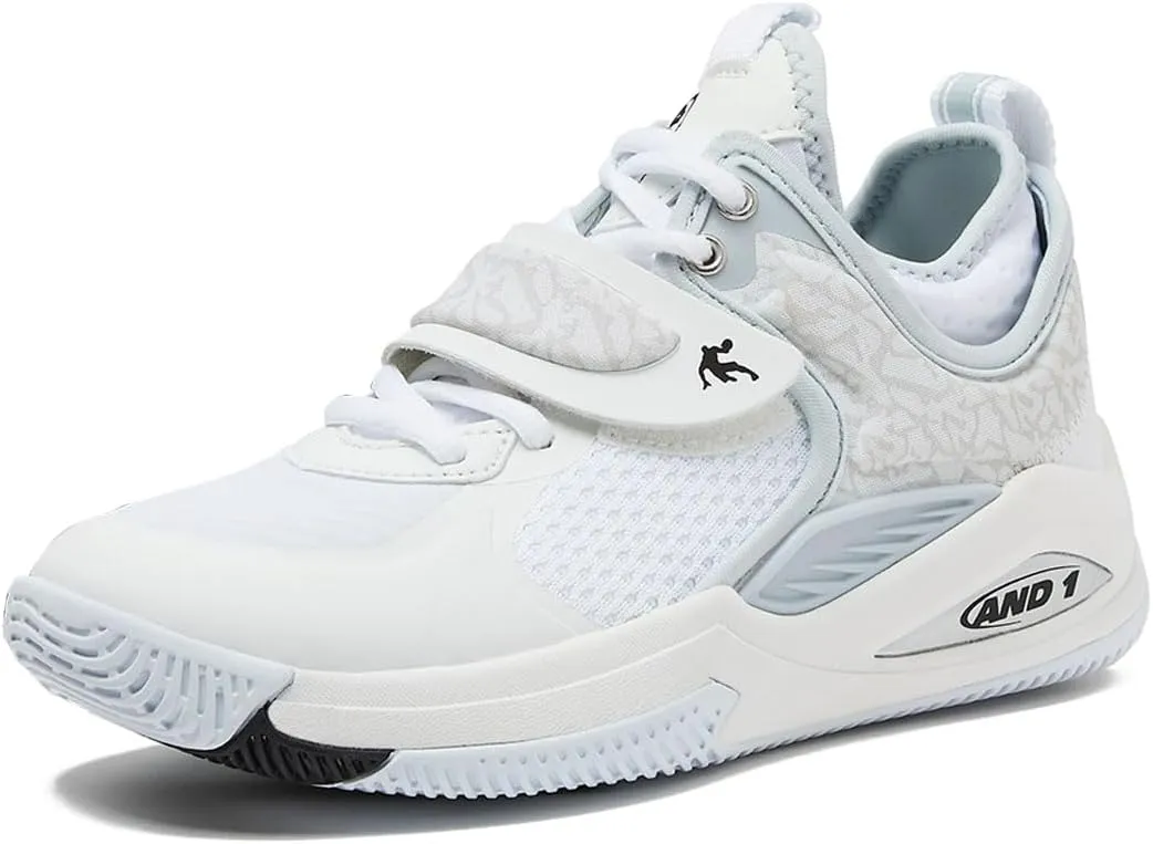 AND1 Boys & Girls Basketball Shoes, Cool Kids Basketball Sneakers, Size Little Kid 11 to Big Kid 7 Mid or High Top Sneakers for Boys