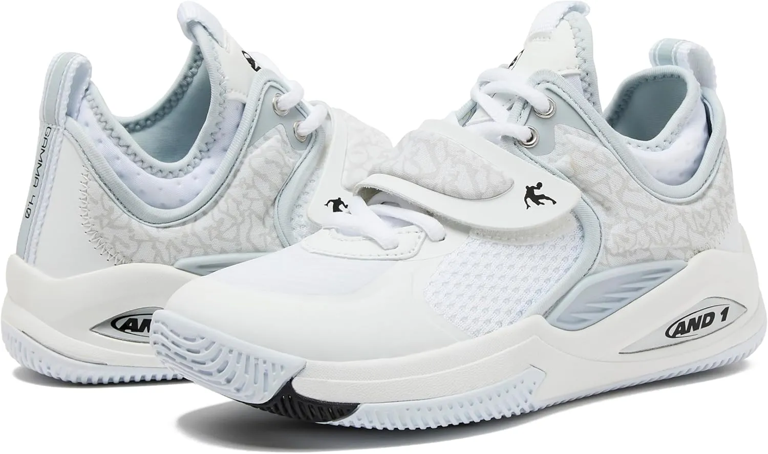 AND1 Boys & Girls Basketball Shoes, Cool Kids Basketball Sneakers, Size Little Kid 11 to Big Kid 7 Mid or High Top Sneakers for Boys