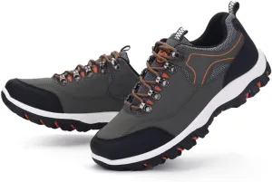 AngryMonkey Hiking Shoes for Men Arch Support Breathable Outdoor Low-Top Lightweight Autumn&Winter New Running Boots,Large Sizes 8 to 13