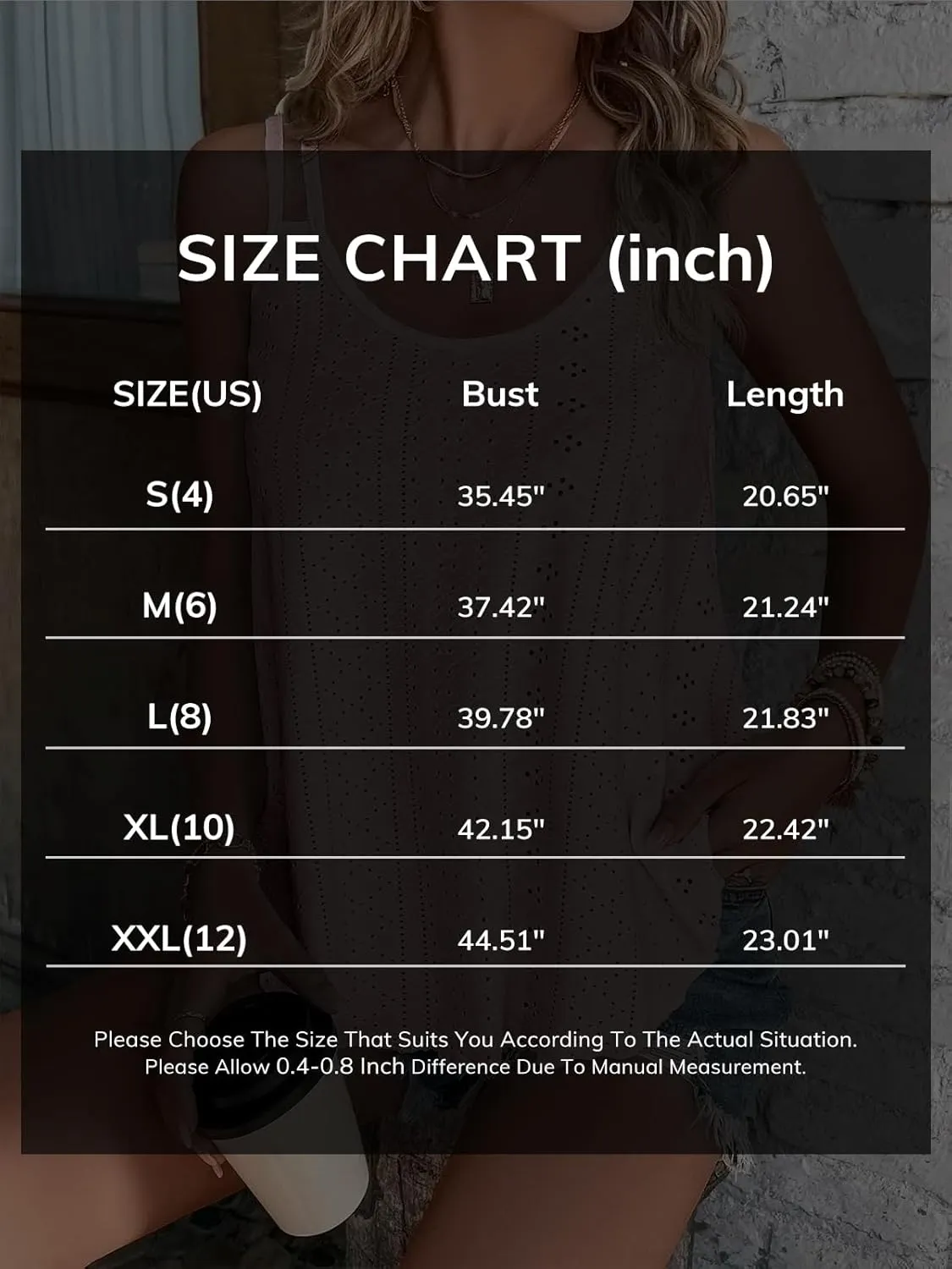 ATHMILE Women's Tank Tops Sleeveless Summer Top Spaghetti Strap Spring Shirt Loose Fit Beach Vacation 2025 Casual
