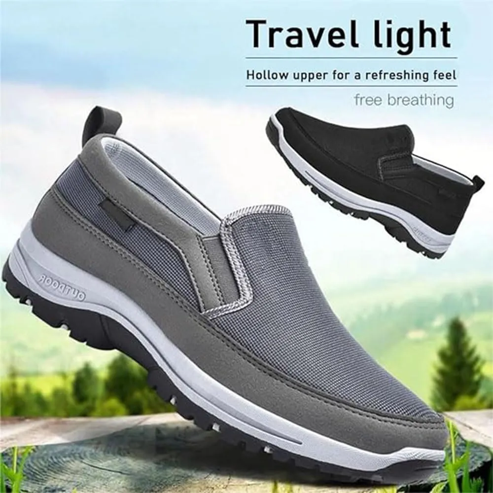Auguscare Shoes Men, Men's Arch Support Espadrilles, Outdoor Leisure Non-Slip Orthopedic Sports Shoes Flat Walking Shoes
