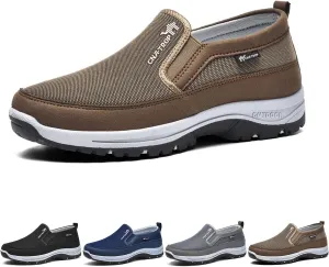 Auguscare Shoes Men, Men's Arch Support Espadrilles, Outdoor Leisure Non-Slip Orthopedic Sports Shoes Flat Walking Shoes
