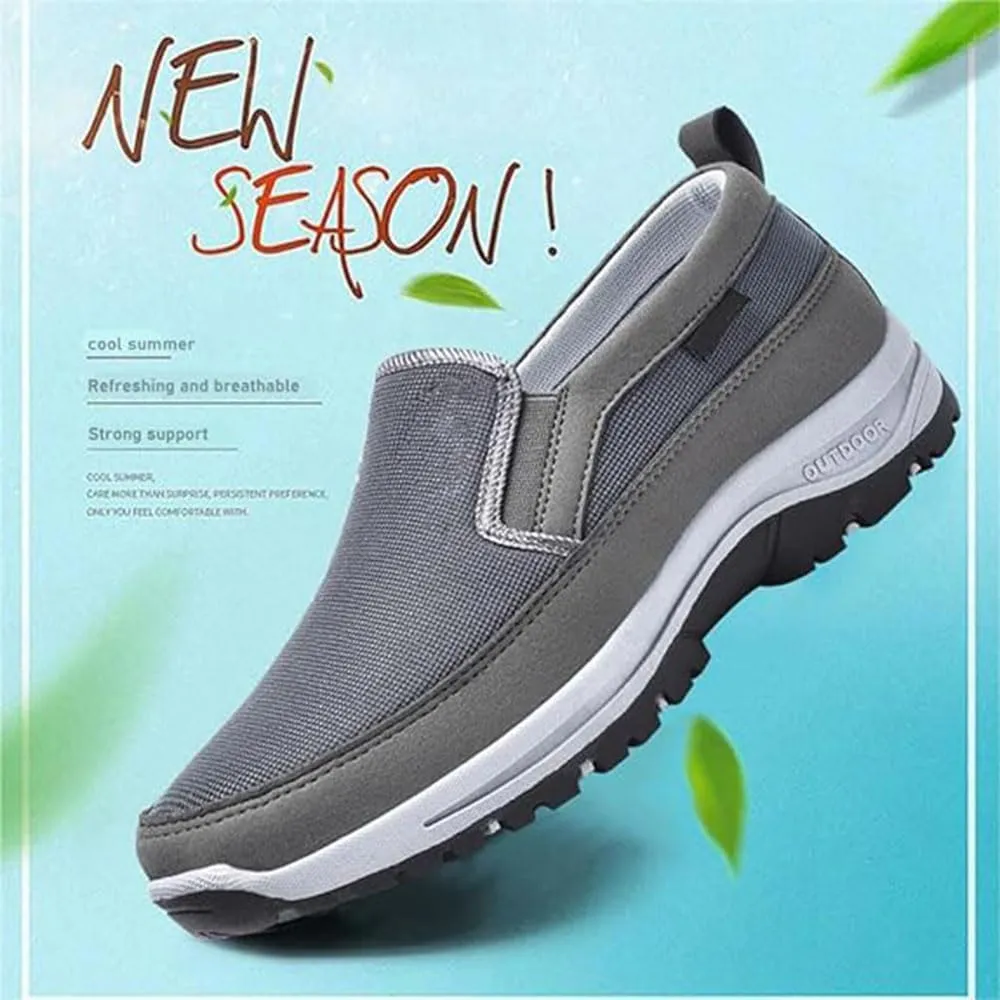 Auguscare Shoes Men, Men's Arch Support Espadrilles, Outdoor Leisure Non-Slip Orthopedic Sports Shoes Flat Walking Shoes