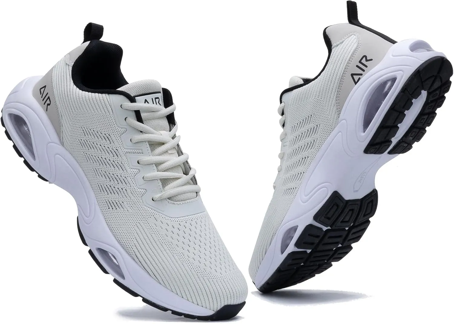 Autper Men's Air Athletic Running Shoes Lightweight Breathable Tennis Walking Sneakers for Gym Jogging Sports US 7-13
