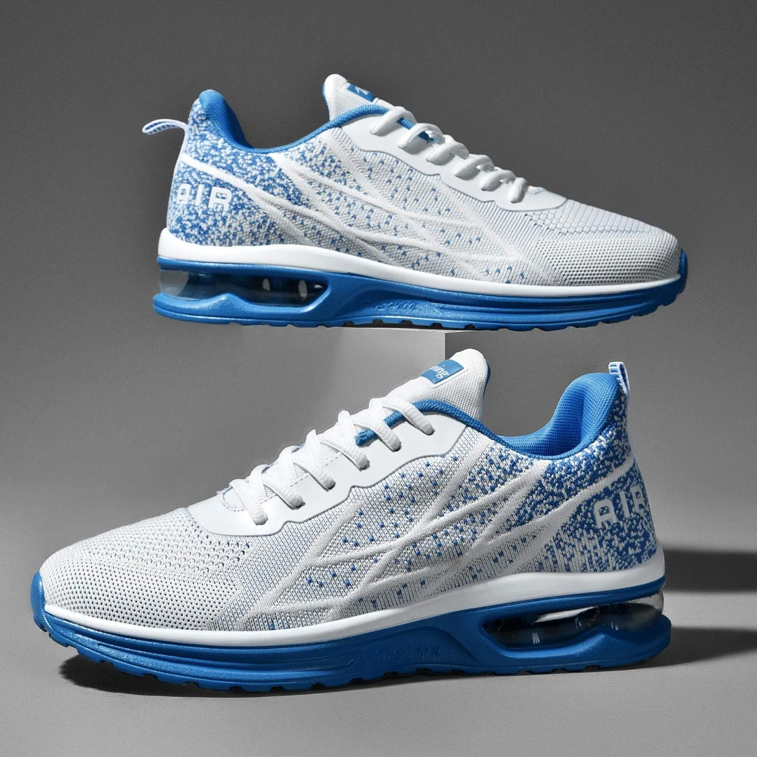 Autper Mens Air Athletic Running Tennis Shoes Lightweight Sport Gym Jogging Walking Sneakers US 6.5-US12.5
