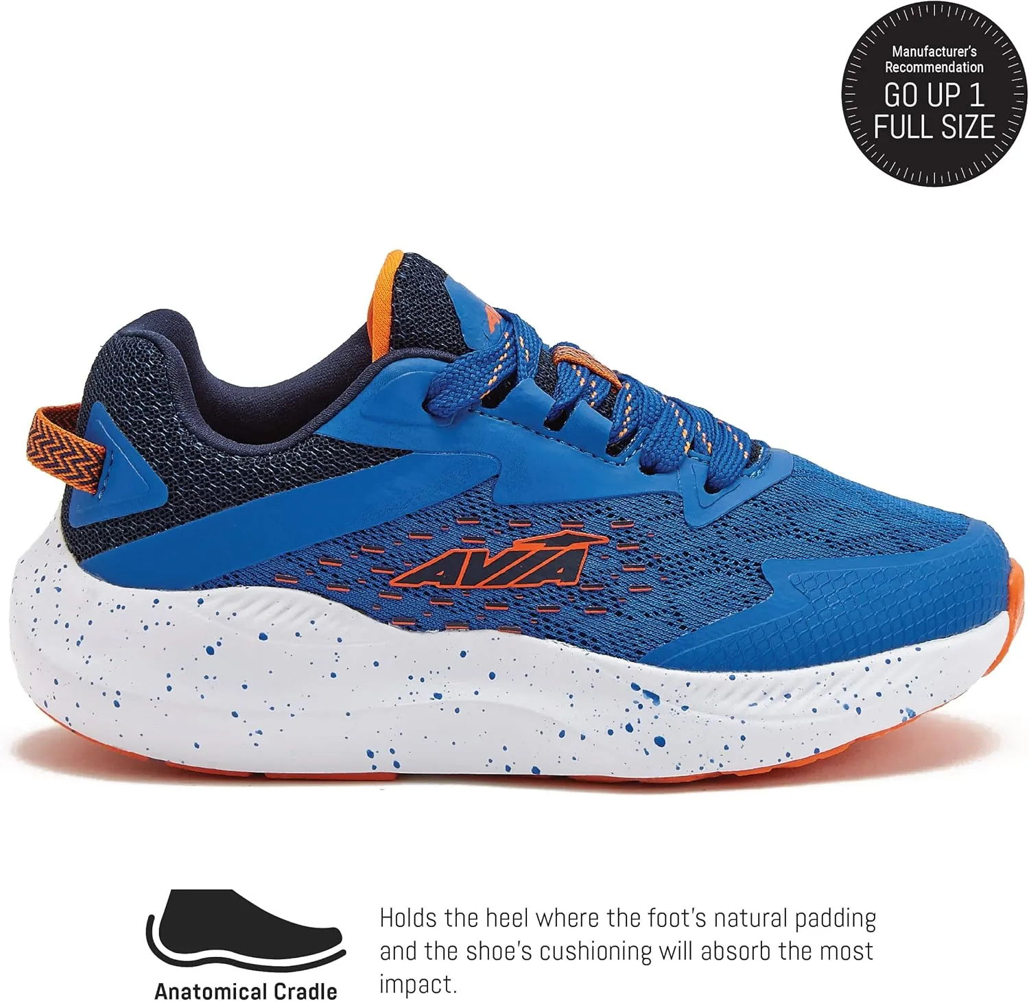 Avia Avi-Storm Boys' Sneakers - Lightweight Tennis, Athletic, Running Shoes for Boys - Toddler, Little Kid, and Big Kid Sizes 11 to 6