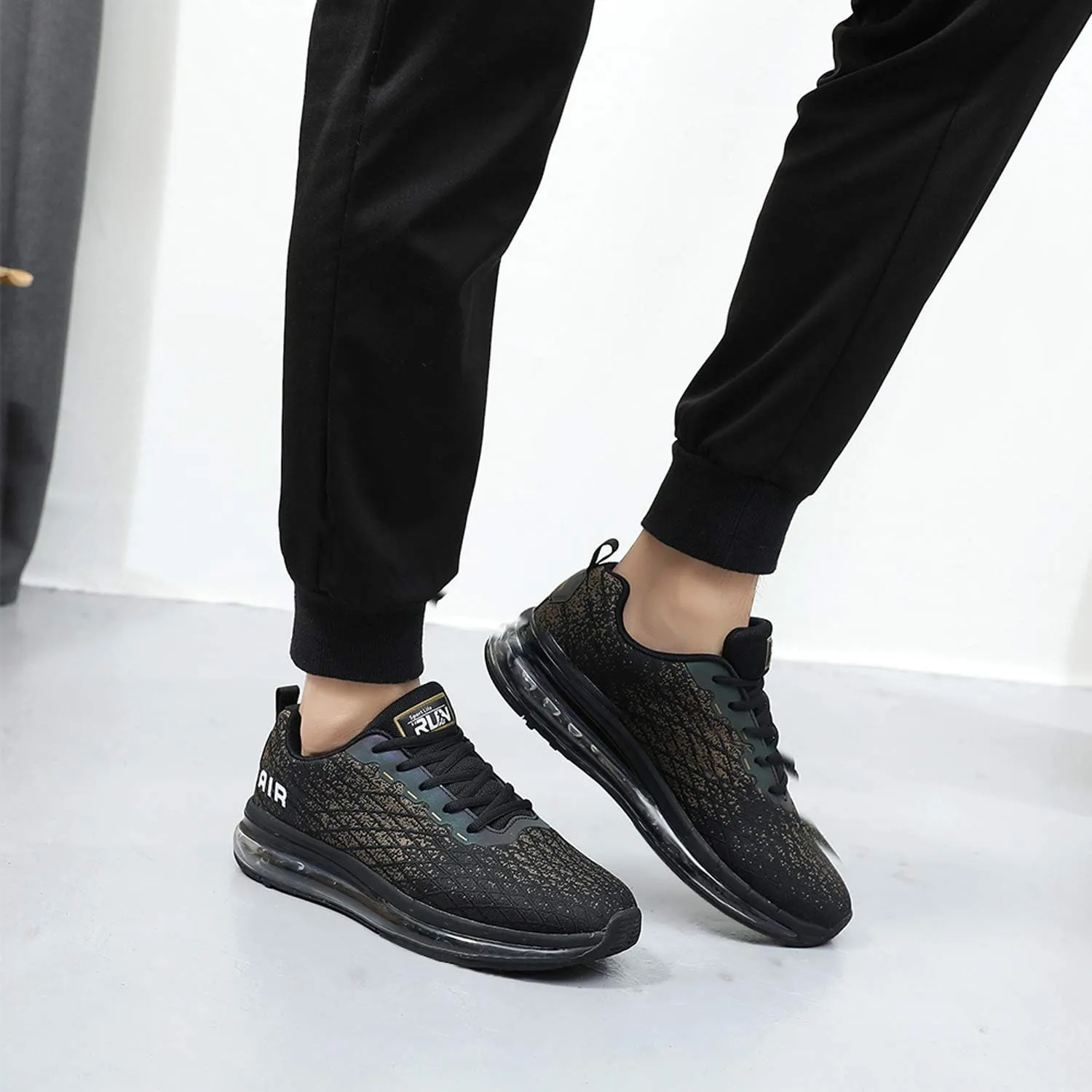 Axcone Mens Tennis Shoes Athletic Running Gym Jogging Air Cushion Workout Sneakers US7-US13