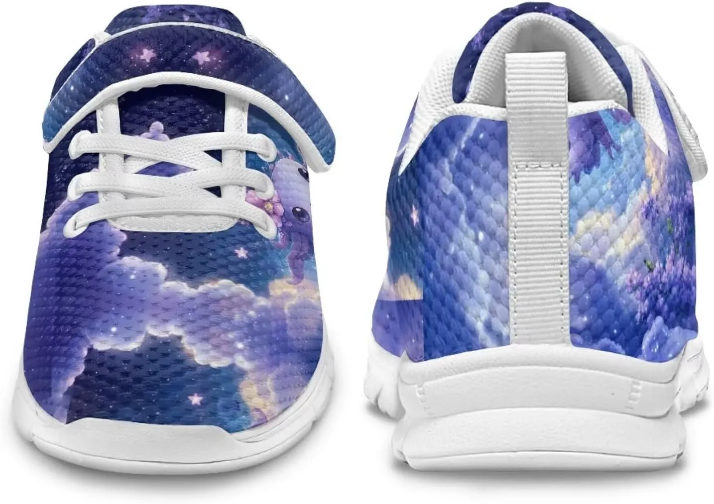 Axolotl Shoes Girls Tennis Shoes Cute Slip On Sneakers for Kids Gym Shoes