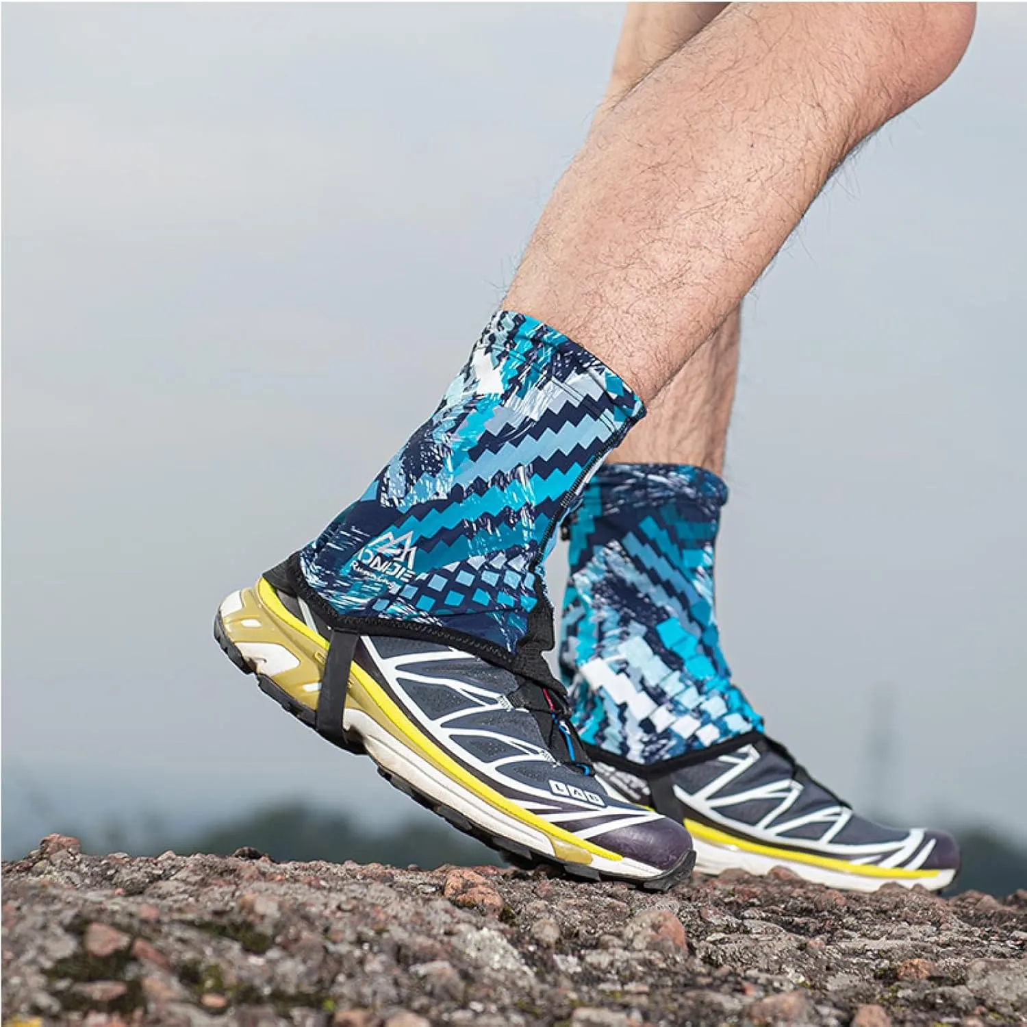 Azarxis Trail Gaiters Low Ankle Gators Shoes Boots Cover Breathable & Sand Protection for Men Women Running Triathlon Marathon Cycling Hiking Long Distance Backpacking Ourdoor Sports