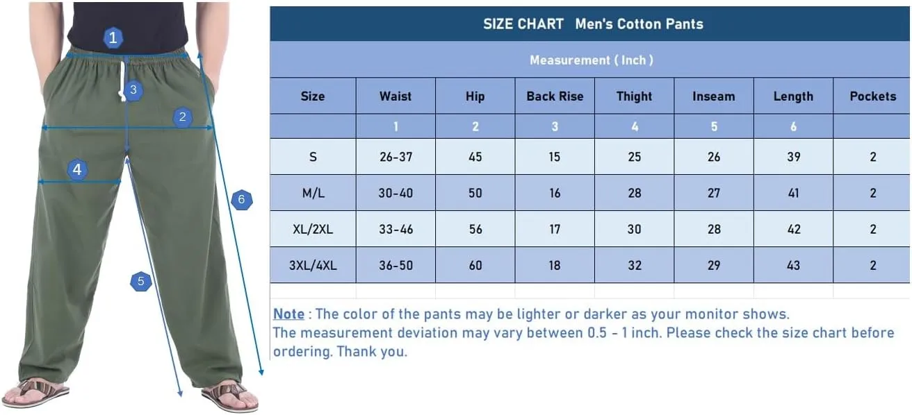 Baggy Sweatpants Men Cotton, Drawstring Lounge Pants, Relaxed Fit, Ideal for Comfort