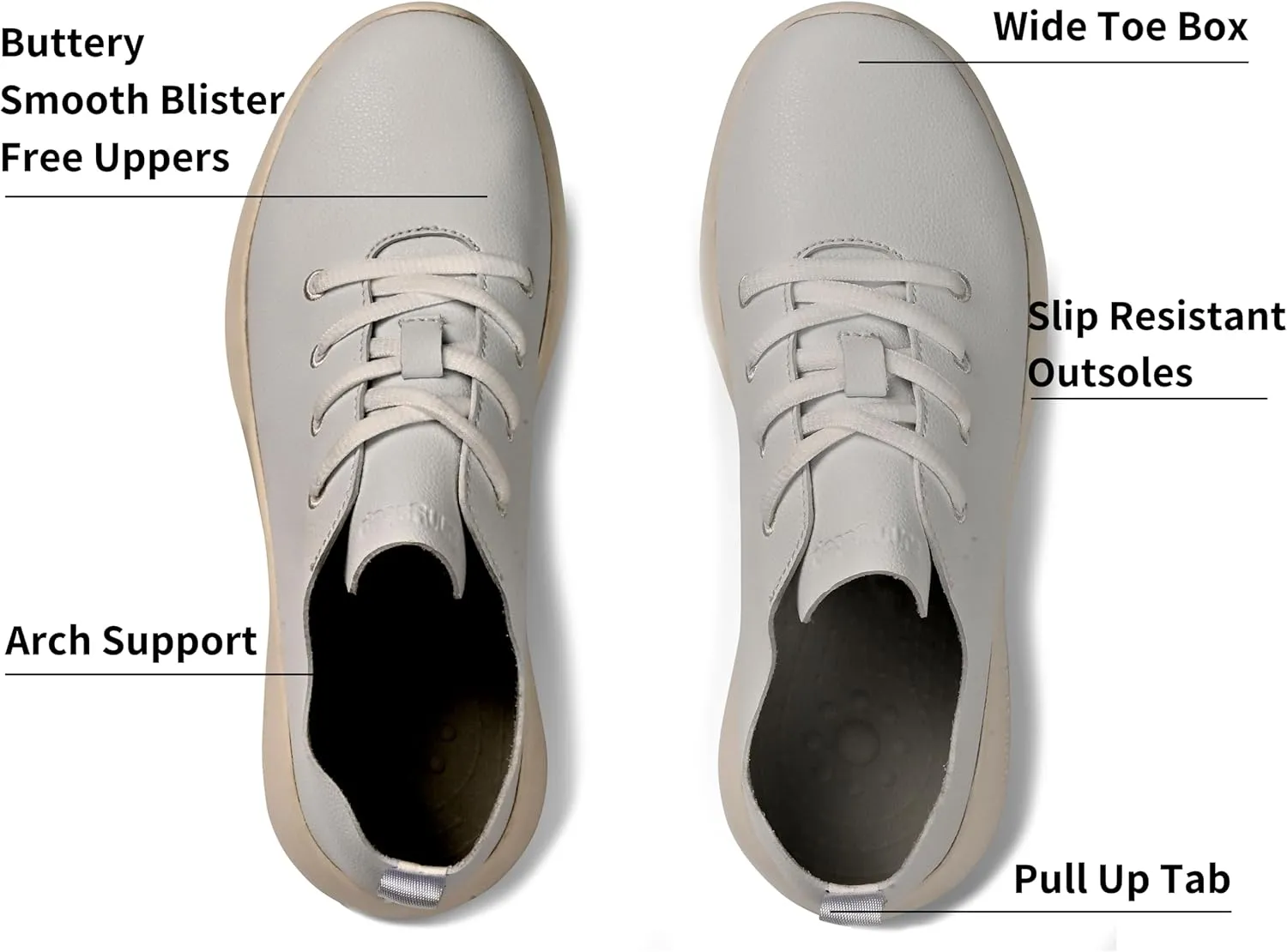 Balance Runner Comfortable Leather Sneakers for Women and Men, Non-Slip Arch Support Walking Shoes, Casual and Work Shoes for Women, Fashion Sneakers for Office, Black, White, Tan Running Shoes and Casual Shoes for All day