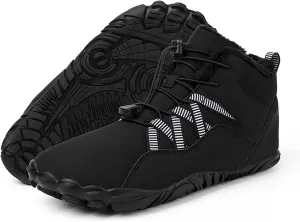 Barefoot Shoes Men Women Wide Toe Box Winter Cross Trainer Minimalist Zero Drop Sole Cotton Boots Sneakers