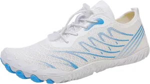 Barefoot Shoes Unisex Couples Breathable Wide Toe Non Slip Quick Drying Water Footwear Lightweight Breathable Comfy Beach Shoes for Men Women Summer Hiking Sneakers Thick Sole Indoor Yoga Sports Shoe
