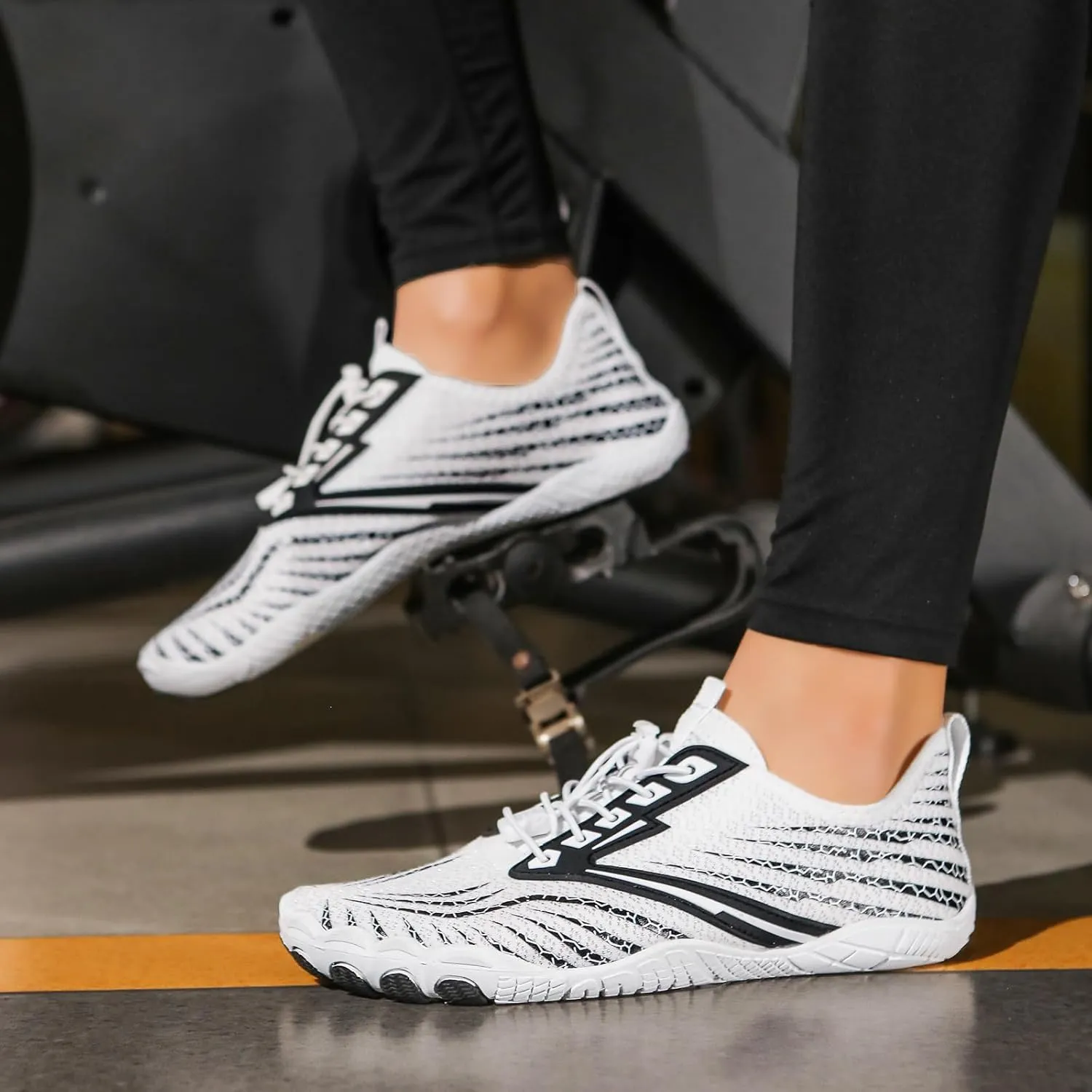 Barefoot Shoes Women Men Non Slip Wide Toe Box Waterproof Running Sneakers Athletic Workout Couple Shoe Hiking Travel Fishing Grounded Footwear Unisex Outdoor Casual Zero Drop Sneaker