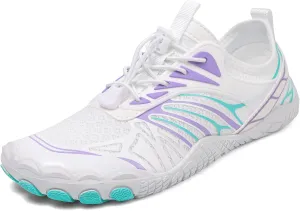 Barefoot Shoes Women Men Non Slip Wide Toe Box Waterproof Running Sneakers Athletic Workout Couple Shoe Hiking Travel Fishing Grounded Footwear Unisex Outdoor Casual Zero Drop Sneaker