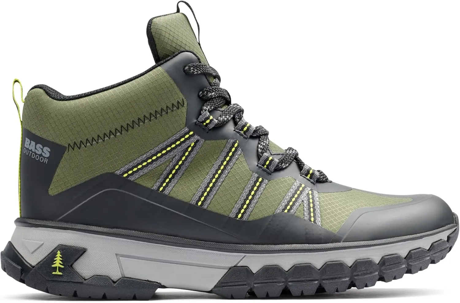BASS OUTDOOR Men's Peak Webbing Hiker M Ankle Boot